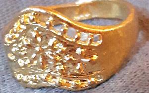 Golden toned rings