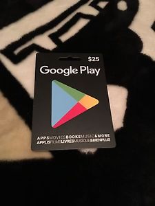 Google play $25 gift card
