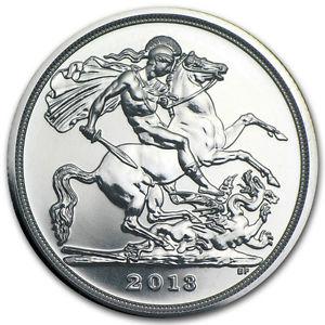 Great Britain Silver £20 coin  St. George and the
