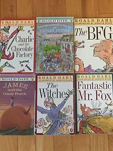 Lot of 6 Roald Dahl Children's Novels