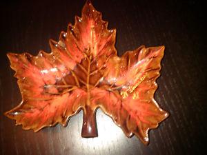 McMaster Canadian Art Pottery Maple Leaf Approximate