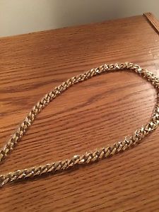Men's gold chain 22 inches
