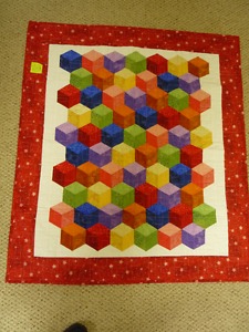 New Baby cube quilt