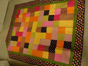 New Beautiful and Bright lap Quilt