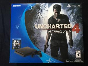 PS4 PlayStation 4 "Uncharted" 4 BNIB