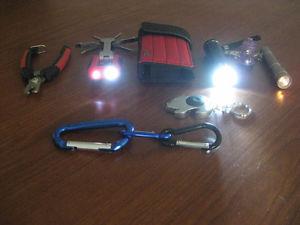 Pocket Tool Set & 3 Flash Lights & Etc