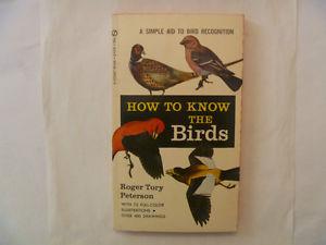 ROGER TORY PETERSON How To Know The Birds