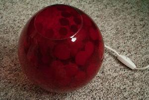 Red Table Lamp