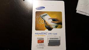 SAMSUNG Micro SDXC UHS-I Card with sd adapter 128GB up to