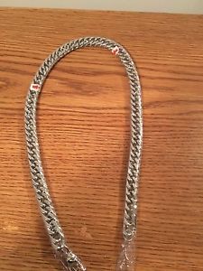 Silver men's chain