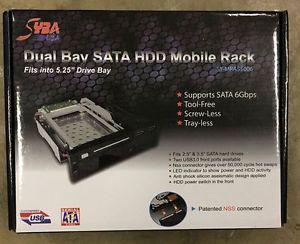 Syba 5.25-Inch Dual Bay Mobile Rack
