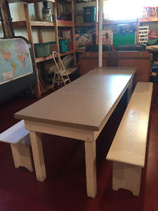 Table & 2 benches