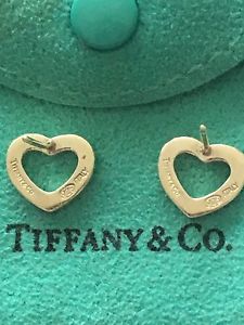 Tiffany Heart Earrings Authentic
