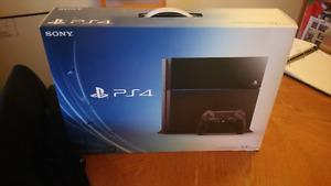 Used 500 gb PS4 with brand new controller and free month ps