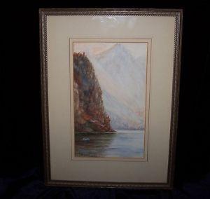 VINTAGE PRINT DATED  & SIGNED by ARTIST E.HAUD.