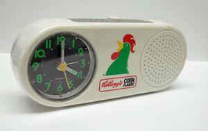 Vintage  kelloggs cornflakes alarm clock in mint