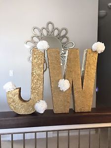 Wanted: Standing letter / letter cut out decor