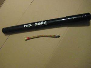 bicycle pump. Mt zetal, portable. Length 15.5 in. Made in