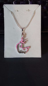 pink browning necklace