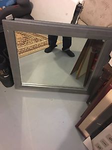 2 Grey custom made mirrors (Heavy)