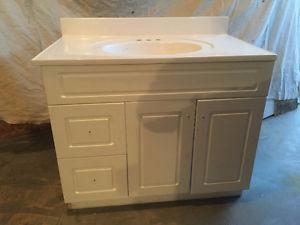 36" vanith cabinet and sink