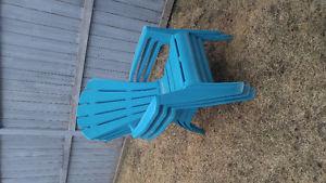 5 Plastic Adirondack Chairs - Cranston - $60
