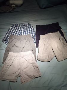 5 pairs of boys toddler shorts