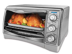 Black and decker toaster oven, convection. 12" pizza