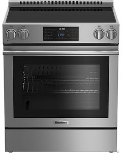 Bloomberg 24" electric stove range. stainless steel, brand