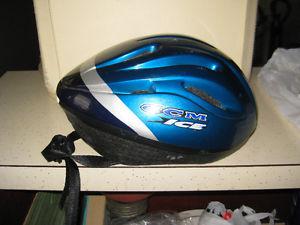Blue CCM "ICE" Bike Helmet, sized "Medium"