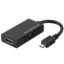 Brand New Micro USB to HDMI MHL Adapter - Black