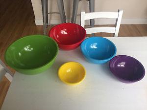Colourful Mixing Bowl Set