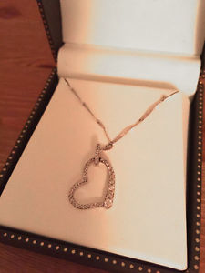Elinor Heart Diamonds Necklace