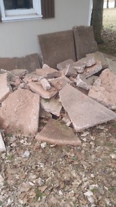 Free Patio stones!