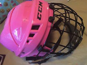 Girls CCM Hockey Helmet