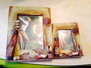 Golf picture frames