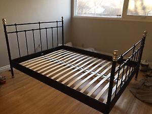 IKEA solid metal bed frames