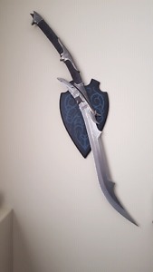 Kit Rae Sword with Wall Plaque