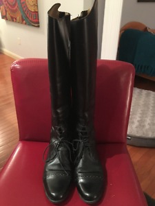 Ladies Leather Dressage Boots