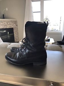 Men's Hugo boss leather boots