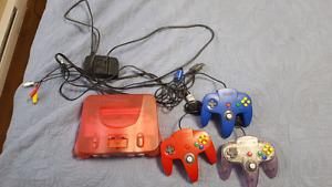 N64 with Controllers