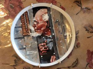 NOrman Rockwell Plate