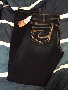 NWT silver jeans