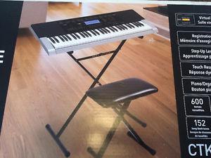 New Casio CTK- Digital Touch Piano Style Keyboard And
