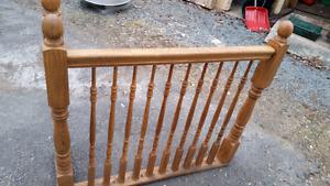 Oak handrail