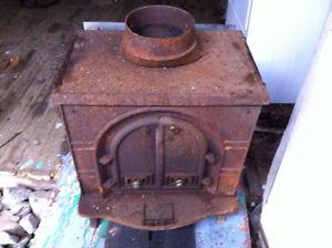 Old wood stove