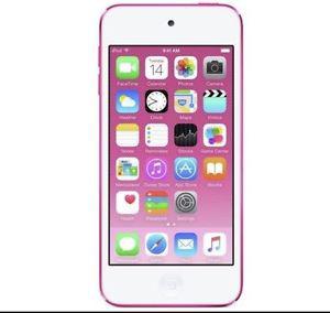 Pink iPod touch