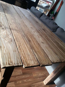 Reclaimed Rustic Wood Dining Table