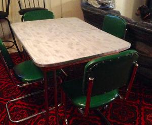 Retro table and chairs