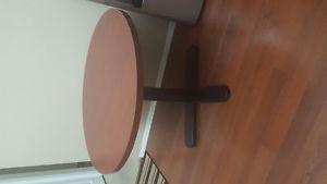 Round wooden table $50